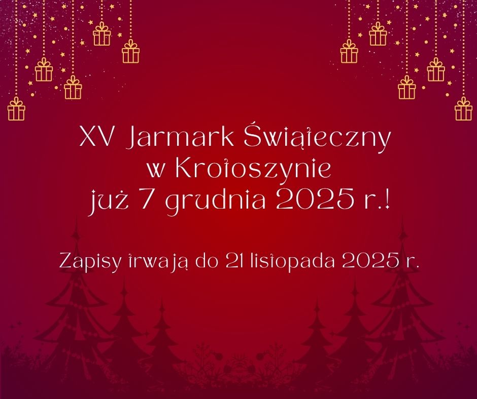 Zgłoszenia wystawców na XV Jarmark Świąteczny w Krotoszynie 2025